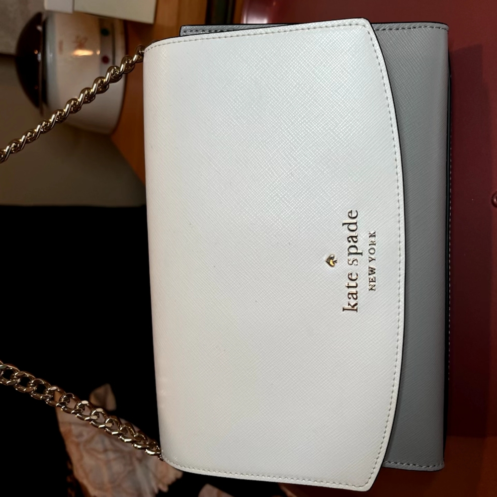 Kate Spade White and Gray Women's Bag
